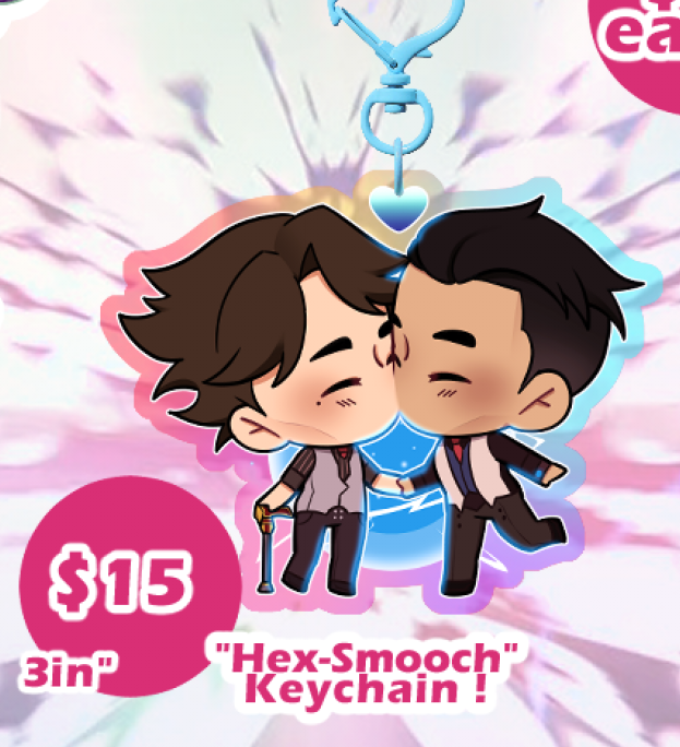 Jayvik "Hex-Smooch" Keychain