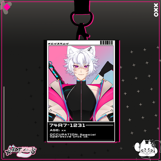 [ PRE-ORDER ] Tartkatt ID Acrylic Badge + Lanyard